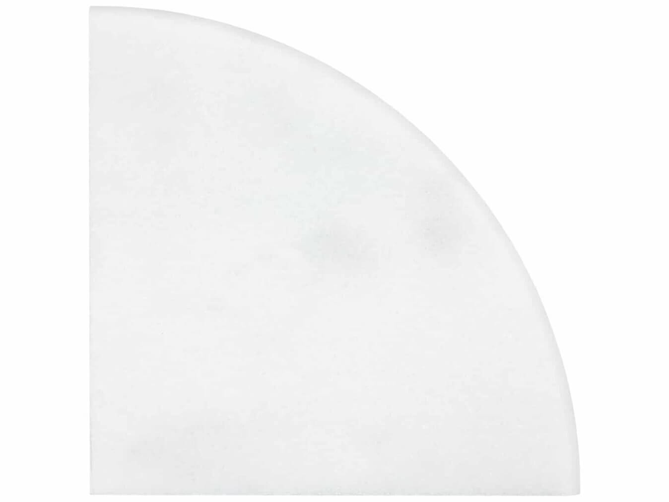 Bianco Venatino 9 In / 23 Cm Corner Shelf Polished / Honed Marble – Anatolia Tile SQUAREFOOT FLOORING - MISSISSAUGA - TORONTO - BRAMPTON