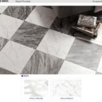 Inspire Series Matte Glazed Porcelain Tile – Color: Bianco Calacatta, Bianco Statuario – Size: 18×18 SQUAREFOOT FLOORING - MISSISSAUGA - TORONTO - BRAMPTON