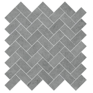 Ark Antrasit Matt Herringbone Porcelain Mosaic Sapphirus Stone & Tile SQUAREFOOT FLOORING - MISSISSAUGA - TORONTO - BRAMPTON