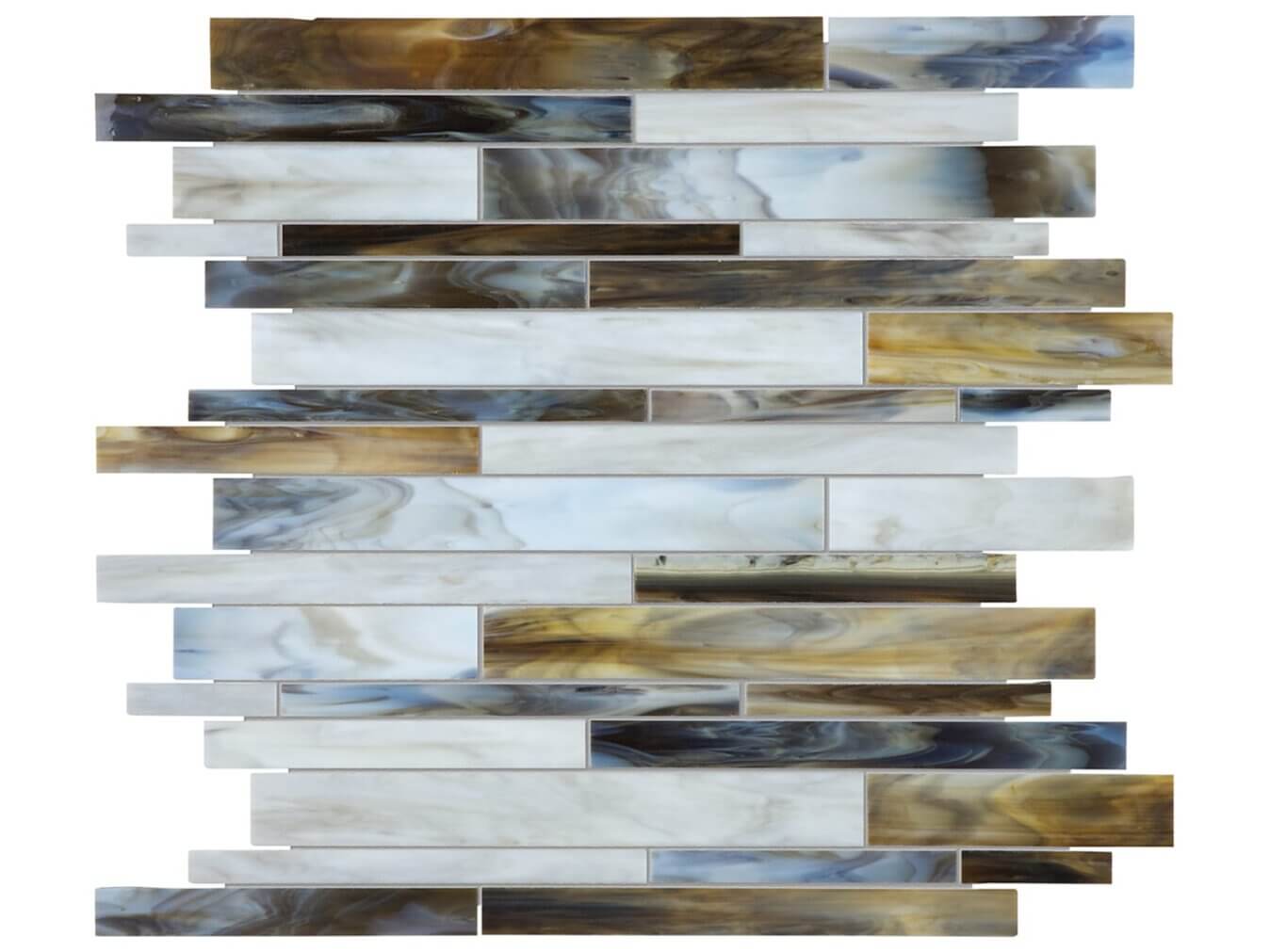 Baroque Corallo Random Strip Mosaic – Anatolia Tile SQUAREFOOT FLOORING - MISSISSAUGA - TORONTO - BRAMPTON