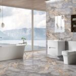 Pacific Grigio Neshada Porcelain Tile Polished 32x64