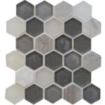 1.5” Genoma Hex Kaolin Blend SQUAREFOOT FLOORING - MISSISSAUGA - TORONTO - BRAMPTON