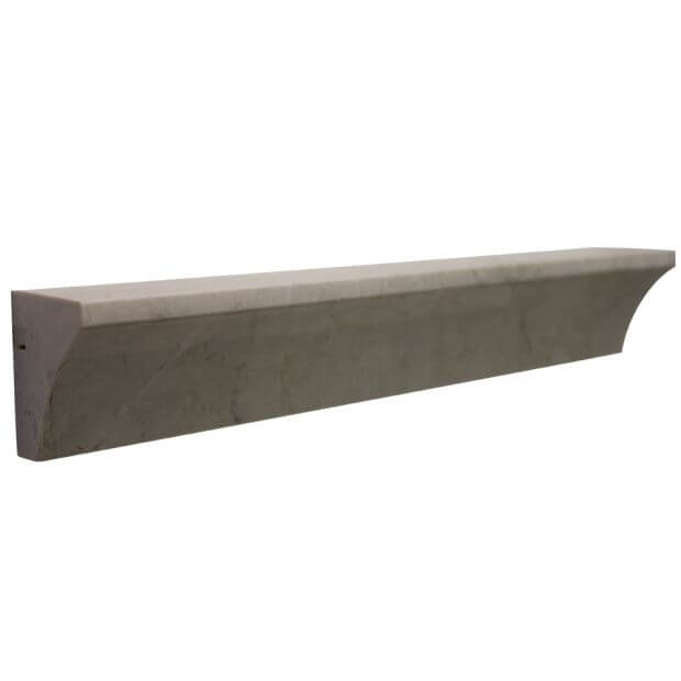 2”x12” Collection Polar Grey Cornice Molding Polished SQUAREFOOT FLOORING - MISSISSAUGA - TORONTO - BRAMPTON